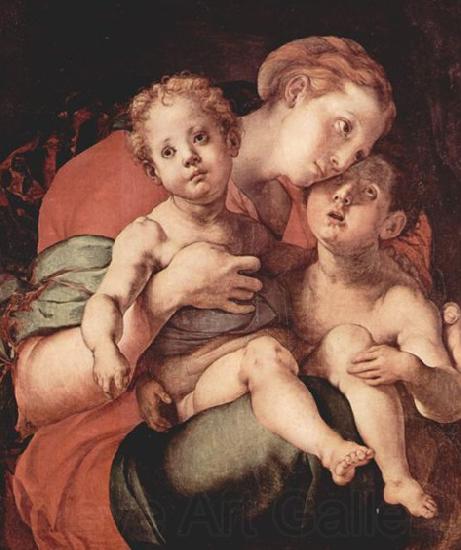 Jacopo Pontormo Madonna mit Johannes dem Taufer